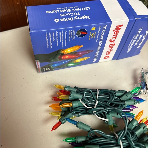 Merry Brite 70 count multicolor LED Mini Style Lights - Picture 4 of 9